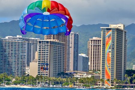 Hawaiian Parasail Since 1977 from Waikiki Beach