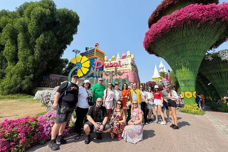 Dubai Miracle Garden & Global Village Tour + Tickets & Transfers