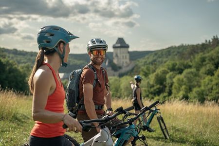 E-Bike Full-Day Trip From Prague: The Mighty Karlstejn Castle