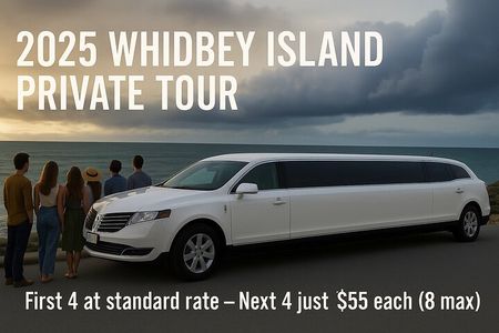 Private Tour of Whidbey Island, Washington (7 Hours)