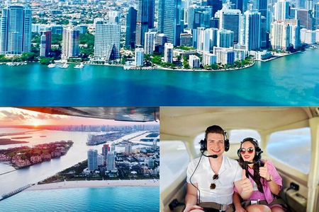 Eagles Air Tour: Private 45 Minute Plane Tour of Miami