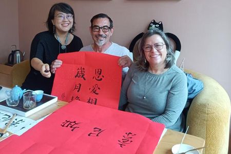 Write Your Name in Chinese Calligraphy and Enjoy a Tea Ceremony