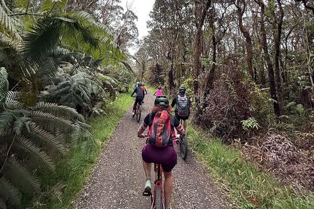 E Bike Volcanoes National Park Tour