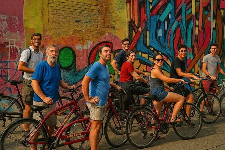 FUN BIKE RIDE And LUNCH At CHEF ANTHONY BOURDAIN FAVORITE SPOT 