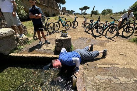 Half Day E Bike Tour of Via Appia with Catacombs and Lunch