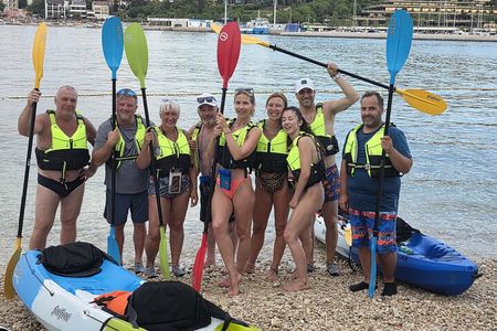 Rovinj-Amazing kayak tour,explore the island & snorkeling