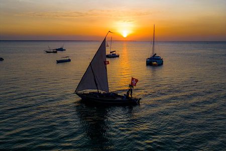 Exclusive Private Sunset Dhow Sailing Tour in North Zanzibar 