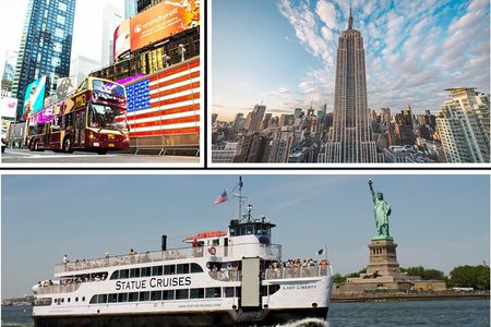 NYC: Empire State, Statue of Liberty, & Hop-on Hop-off (Save 25%)