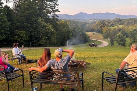 Cozy Farm Experience with Wagon Wheels and Acoustic Meal