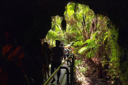 Big Island Scenic Tour:Volcano, HiloTown,Waterfalls,Beach & Lunch