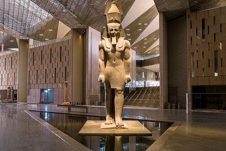 Grand Egyptian Museum, Grand Staircase, New Galleries, and Lunch.