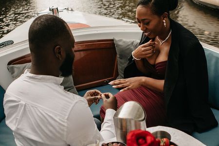 Private Marriage Proposal Canal Cruise Amsterdam w Bubbles/Roses