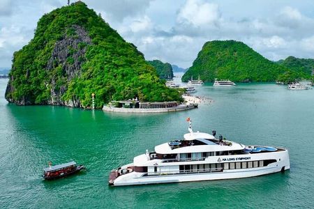 Hanoi to Ha Long Bay: Premium Symphony 5-Star Day Cruise
