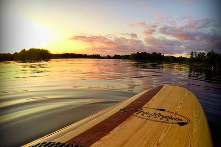 Sunset and Fireworks River Paddle Cruise