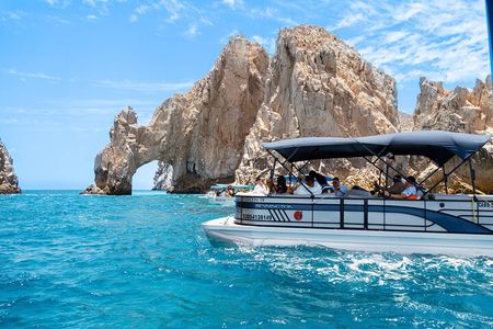 Private Customized Tritoon Boat rental, Snorkeling, Sunset.
