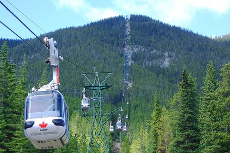 Banff Gondola Hot Springs Bow Falls and Three Lakes tour