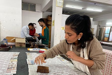 Learn Hand Block Printing Techniques & Print Your Own Fabric