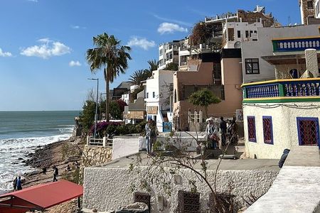Taghazout Surf Village & Hidden Colorful village from agadir