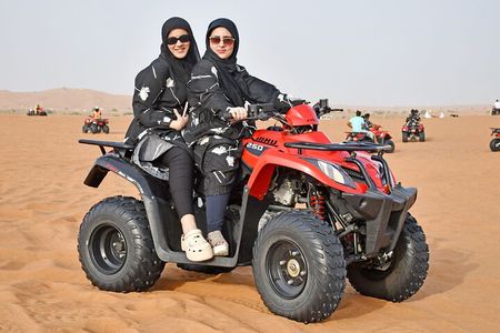 Morning Quad Bike Safari in Dubai's Red Dunes