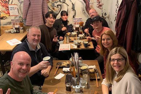 Shibuya Sky Night (Option ) + Shibuya Conveyor Belt Sushi Tour