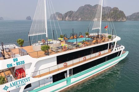 Amethyst Daily Cruise - 1 Day Luxury Halong Bay Tour from Hanoi 