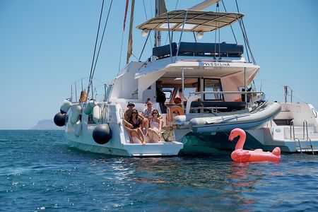 Chania Morning Catamaran Cruise with Premium Lunch & Drinks