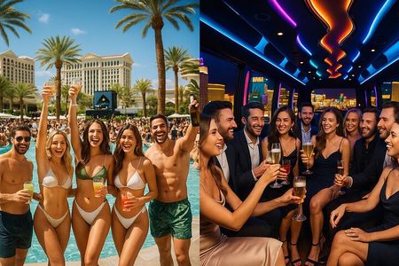 Skip-the-Line at Vegas Clubs with a Party Bus! 