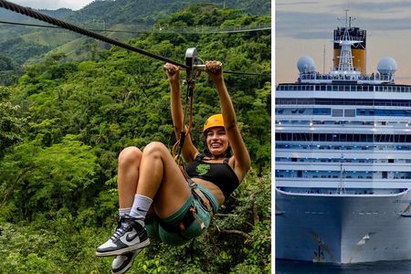 8 Ziplines, Jorullo Bridge walk in and tequila tasting