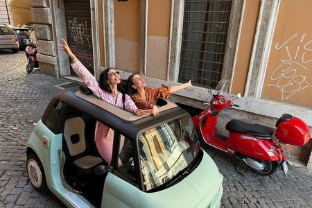 Rome Highlights with Fiat Topolino Private Tour