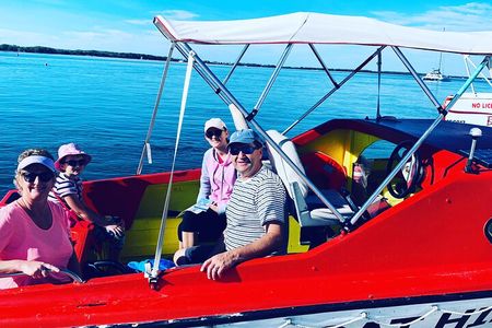 6 Person Half Cabin Boat Rental - 2 hour hire