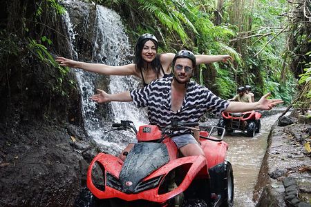 Bali Natural Forest Gorilla Cave ATV Adventure with Lunch