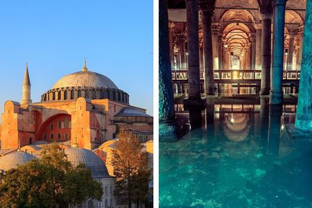  Istanbul Hagia Sophia and Basilica Cistern Combo Ticket