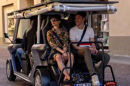 Private 3h Golf Cart Tour + Reservation Rooftop pick-up included