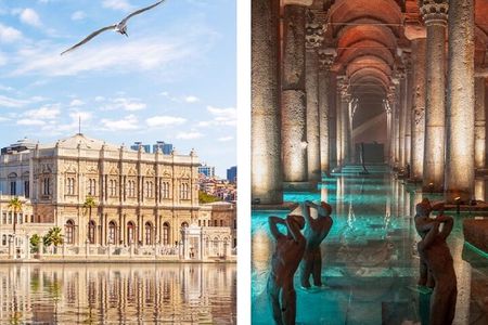 Istanbul Dolmabahce Palace and Basilica Cistern Ticket