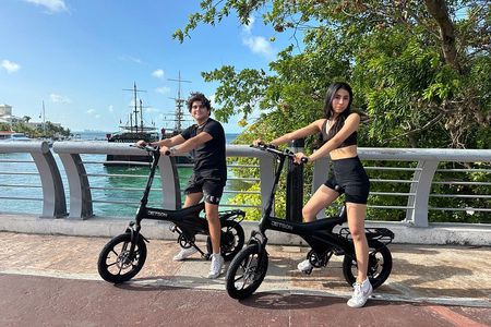 Cancun E-Bike Tour - Glide Through Palm Paradise #1 Tour 1.5hr
