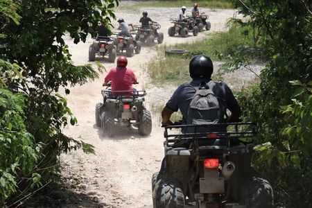 Atv Adventour : Cenote Jade Cavern, Transportation & Tequila