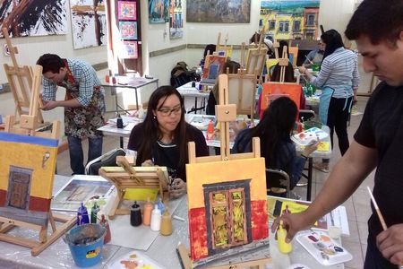 One Painting in One Day, Doors of San Miguel