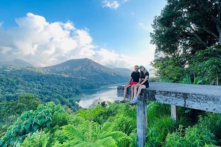 Munduk Twin Lake Jungle Hike, Ulun Danu Temple, & Waterfall