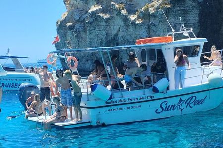 Full Day Private Boat Charters Malta: Blue Lagoon, Comino & Gozo