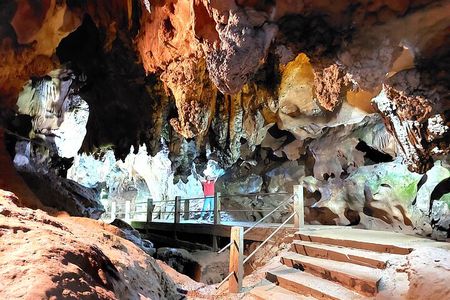 Private tour] Perfect day! Sticky waterfall + ChiangDao Cave + Wat BandenTemple