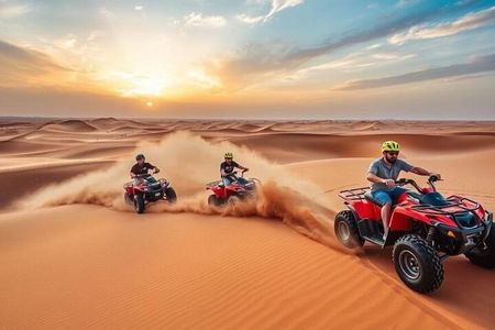 VIP Dessert Safari Red Sand with Quad Bike Camel Ride 