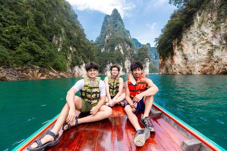 Cheow Lan Lake with Nam Rad Emerald Pool Tour from Khao Lak