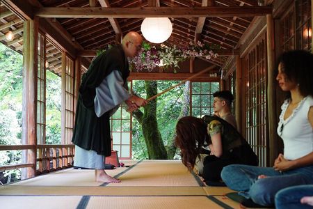 Kyoto Hidden Riverside Zen Mediation and Uji Matcha Experience