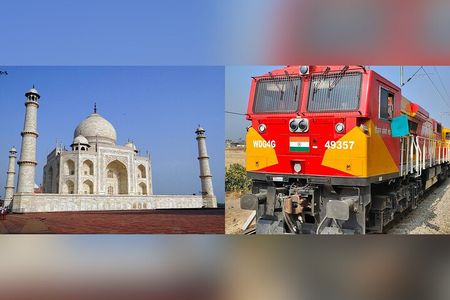 Taj Mahal Express: Same-Day Agra Tour by Train from Delhi