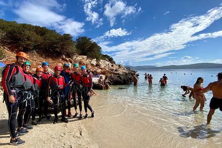 Coasteering adventure in Cala Dragunara and Sardinia