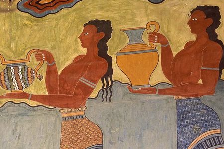 Private guided tour to Knossos Palace Olive Mill Pottery & Winery
