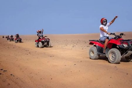 Thrilling Giza Pyramids Quad Bike Desert Safari