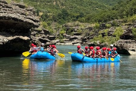 Vjosa River National Park Guided Rafting Tour in Permet