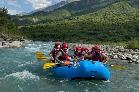 Vjosa River National Park Guided Rafting Tour in Permet