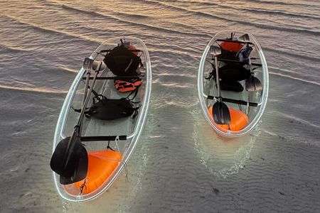 Private Sunset Toast Tour by Transparent Kayak